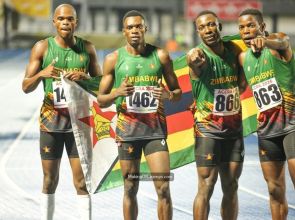 Zimbabwe relay team storms to 4x400m gold